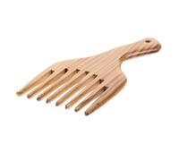 FRCOLOR Sandalwood Wide Tooth Comb for Curly Hair Handmade Wooden Hair Pick Suitable for Men and Women for Detangling and Styling