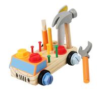 FRCOLOR Screwdriver Board Tool Car for Educational Plaything for Creative Thinking Problem Solving DIY Assembly for Indoor Outdoor Fun Disassembly for Teamwork Skills
