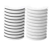 FRCOLOR Self Adhesive Eyelash Strips 20pcs Waterproof Sweatproof Lash Adhesive Strips Set with 10 and 10 for Natural False Lash Application