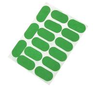 FRCOLOR Self-adhesive Hole Repair Patch 15 Stickers Per Sheet Green with Quick Repair Function Snooker Pool Table Accessory for Mending for Billiard Table Cloth