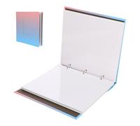FRCOLOR Self Adhesive Photo Album Scrapbook Album for Students Researchers Elegant Artistic 3 Ring Binder with Sticky Pages Convenient Ring Binder Design for Educational Use Projects