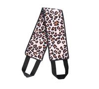 FRCOLOR Self Tanning Lotion Back Applicator Strip Flocked Leopard Print, Adjustable Length, Suitable for Even Tanning on Back and Body, for Home and Travel Use