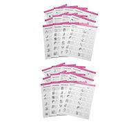 FRCOLOR Sheets Nail Art Practice Book for Beginners Artists Nail Decoration Cards Flowers Patterns