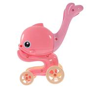 FRCOLOR Shopping Cart Grocery Trolley for Pretend Play and Safe Stroller with Rounded Edges for Imaginative Role Play and Learning Fun Pink