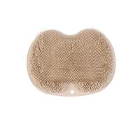 FRCOLOR Shower Foot Scrubber Mat with Brown Multi-Function Massage Pads Non-Slip Foot Cleaner Mat for Bathroom Use Suitable for Circulation