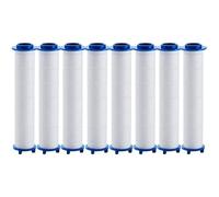 FRCOLOR Shower Head Filter Replacement and Improves Water Clarity 8pcs with Pp Cotton Filter White Colour for Hard Water Suitable for Bathroom Use