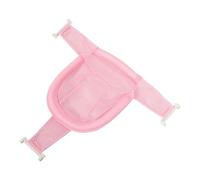 FRCOLOR Shower Mesh Bath Support Seat Comfortable and Secure Bath Net for Newborns Pink for Bathtubs and