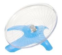 FRCOLOR Silent Hamster Running Wheel Large Blue Exercise Wheel for Gerbils Hedgehogs Small Pets Cage