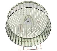 FRCOLOR Silent Hamster Wheel with Stable Base Compact Hedgehog Chinchilla Exercise Toy for Small Pets for Gerbils and Rats in Indoor Cages