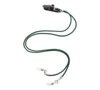 FRCOLOR Silicone Anti-Lost Hearing Aid Lanyard for Seniors Green Double Ear BTE Hearing Aid Strap with Protective Rings Security Cord and Daily Use