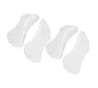 FRCOLOR Silicone Arch Support Insoles Half Size Cushions with Non-Slip Massage Particles, Gel Shoe Pads for Plantar Fasciitis Relief and Daily Foot Comfort, 2 Pairs
