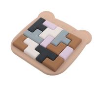 FRCOLOR Silicone Cognitive Training Puzzle for Senior Citizens with Rounded Tiles, Brain Training and Sensory Stimulation Game for Brain Exercises and Concentration Activities