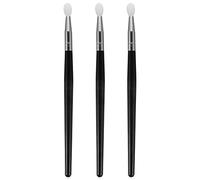 FRCOLOR Silicone Eyeshadow Brush, Professional Silicone Lipstick Applicator Lip Makeup Brush Set for Applying Cream, 3pcs