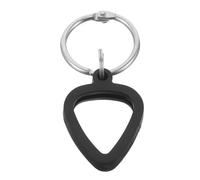 FRCOLOR Silicone Guitar Pick Holder Keychain with Antislip Base Compact Plectrum Storage Case for Musicians and Music Enthusiasts Portable Lightweight Organizer for Various Pick