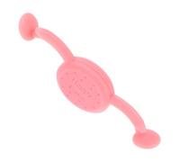 FRCOLOR Silicone Smile Mouth Exerciser Smile Lips Tightener Facial Muscle Trainer Portable Pink for Daily Facial Muscle Exercise