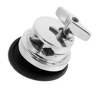 FRCOLOR Silver Plated Iron Floor Tom Leg Clamp Drum Set Base Accessory Compatible with Various Drum Kits for Percussion Instrument Stability and Impact Resistance