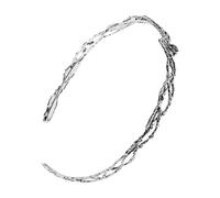 FRCOLOR Silver Rhinestone Crown Headband Large Renaissance Accessories Bridal Tiara for Women Gothic Queen Costume Cosplay Wedding Party Headdress