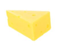 FRCOLOR Simulated Cheese Model Cheese Statue Ornament for Home Decor Photography Prop for Wedding Party Photoshoot Made of Pu Artificial Material