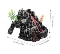 FRCOLOR Simulation Electric Volcano Model with Mist Spray Light Dinosaur Sound Effects Interactive Volcano Decoration for Educational Play and Home Display Science Gift
