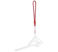 FRCOLOR Singing Music Therapy Tool Pyramid Shape with Rods, Quartz Sound Therapy Ornament, Reflects Sun's Rays, Can Be Hung on Window for Meditation and Relaxation Assorted style