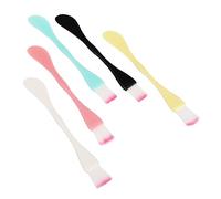 FRCOLOR Skin-friendly Mask Stir Stick 15pcs Double-ended Applicator Brush Random Color