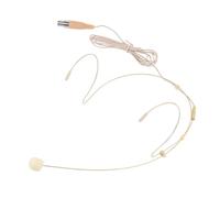 FRCOLOR Skin Tone Headworn Condenser Microphone with Earhook, Directional Headset Mic for Voice Amplifier, Xlr 3-pin Connector, Invisible Wear for Speaker and Tour Guide Use