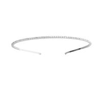 FRCOLOR Sliver Rhinestone Hair Hoop Headband Crystal Headband Metal Hairband