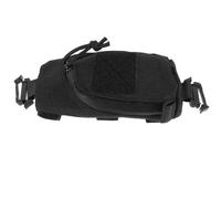 FRCOLOR Small Black Backpack Shoulder Strap Pouch for Hiking, Easy to Use with Large Opening, Made of Sturdy Nylon and Abs, Tool Bag for Outdoor Travel and Permit Carriers