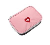 FRCOLOR Small Organizer for Medicine Medicine Bag Hand-Embroidered Pattern Safe and Portable for Anywhere