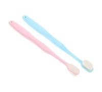 FRCOLOR Soft Bristle Toothbrush Fine Pp Material for Adults Couples 2pcs and Sensitive Oral Care Features with Comfortable Grip Manual Toothbrushes for Daily Oral Hygiene