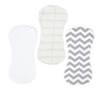 FRCOLOR Soft Cotton Bibs for Eating Shoulder Protect Bibs for Boys and Girls Pack Unisex Design
