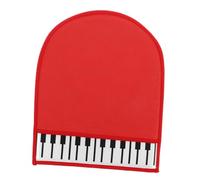 FRCOLOR Soft Double-faced Fleece Piano Cleaning Gloves and Violin Cloths for Musical Instruments Furniture and Auto Cleaning Gentle Reusable Dust Removal Accessory for Musicians the Go