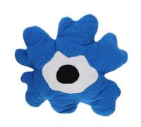 FRCOLOR Soft Plush Flower Shape Chair Cushion Cozy Throw Pillow for Sofa Bedroom Office Decorative Blue Sunflower Floor Seating Cushion for Backrest and