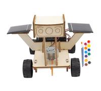 FRCOLOR Solar Lunar Car Model Kit for Educational Stem Easy DIY Assembly Solar Experiment Birthday Boys Developing Independent Thinking Skills