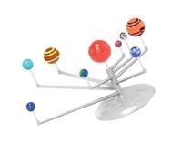 FRCOLOR Solar System Model Educational for Realistic Planetary Model with Independent Rotating Rods Science Learning Instrument for Astronomy Gifts and Intellectual Development