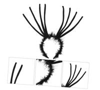 FRCOLOR Spider Headband Giant Spider Accessories Costume Women Head Bands Headbands Band Black
