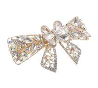 FRCOLOR Spring Hair Styling Tool Rhinestone Hair Clip Large Hairpin for Thin Hair Women's Hair Clip