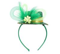 FRCOLOR St. Patrick's Sequin Hat Headband Green Hair Accessories Themed Party Headpiece Holidays Hairband for Women