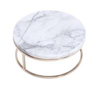 FRCOLOR Stable Cake Holder Dessert Stand Marble Baking Display Tray with Thick Base Widened Design Elegant Appearance for Celebrations and Displaying Desserts