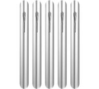 FRCOLOR Stainless Steel Bread Crumb Scraper 6 Inch Handheld Crumber for Restaurant and Home Use Countertop Cleaning Tool with Clip for Servers and Bartenders