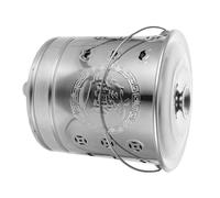 FRCOLOR Stainless Steel Burning Bucket Money Incinerator with Handles High Temperature Resistant Paper Money Burner for Garden and Temple Use Durable Multi Functional Fire Bin for Ash