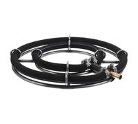FRCOLOR Stainless Steel Fish Tank Oxygen Diffuser Ring for Aquarium and Pond Even Bubble Diffusion and Optimizing Circulation, round Air Bubble Stone for Hydroponics and Fish Tank