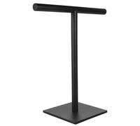 FRCOLOR Stainless Steel Kitchen Towel Rack with Sturdy Flat-Bottom Base and Strong Bearing Capacity, Compact Vertical Design Hand Towel Holder Stand for Countertop and Bathroom Use