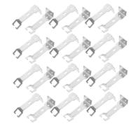 FRCOLOR Stainless Steel Oxygen Pump Mechanical Bracket with Thickened Metal Connecting Arm 50pcs and Precision Axle Holes Providing Stable Air Flow and Easy for Indoor Desktop Aquariums