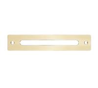 FRCOLOR Stainless Steel Poker Table Coin Slot Frame with Gold Folding Tip Box for Home Parties and Bars Token Drop Storage Holder