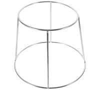 FRCOLOR Stainless Steel Seafood Tray Holder 17-23cm Single Rack for Buffet Display, Restaurant Food Serving Stand for Oysters, Shrimp, Crab, Multi-use Desktop Plate Rack