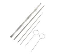 FRCOLOR Stainless Steel Snake Sexing Probe Set for Python Reptile Supplies, Metal Gender Detector Tool for Snake Breeding and Health Care