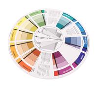 FRCOLOR Standard Colour Wheel for Painting Gradient Effects and Accurate Colour Representation Paper Material for Painters and Nail Artists Art Supplies
