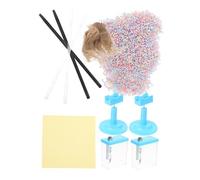 FRCOLOR Static Electricity Experiment Kit for Physics Learning Hands Science Education Set with Plastic Stick for Electromagnetism and Friction Experiments Stem Engineering Random Color