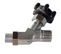 FRCOLOR Steam Iron Drain Valve Three-Way Tee Junction Air Release Valve for Boiler Steam Iron Parts with Shut-Off Function Sturdy Suitable for Home and Shop Use